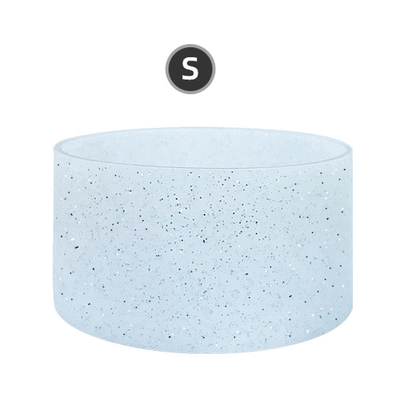 Wholesale Glitter Silicone Ice Cup Sports Water Bottle Space Cup Car Water Cup Silicone Cup Cover